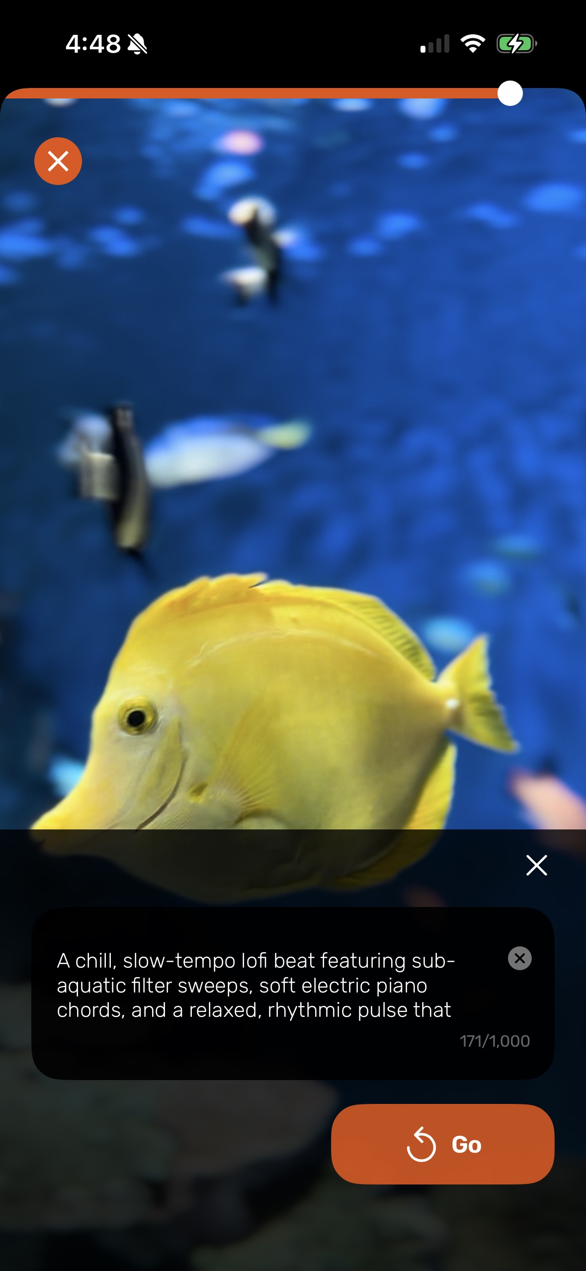 Bovo Music prompt for refining an aquarium soundtrack