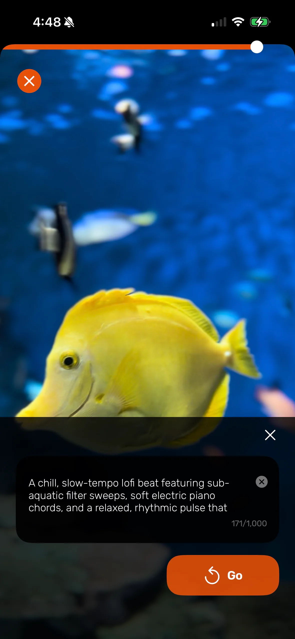 Bovo Music prompt for refining an aquarium soundtrack